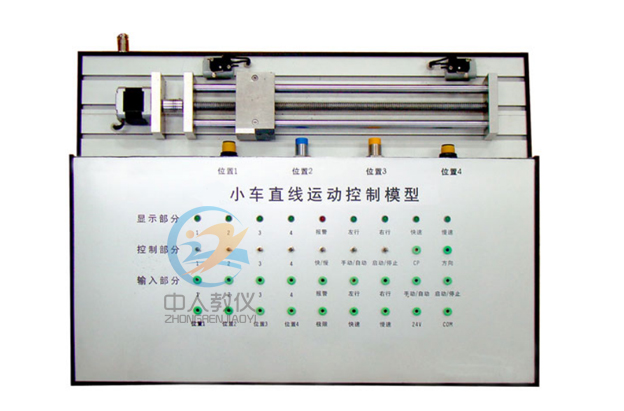 小車直線運動控制系統(tǒng)實物模型,步進電機控制實訓(xùn)模型